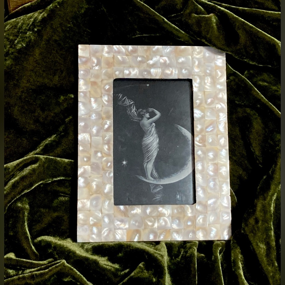 Victorian Moon Goddess Art Deco Goddess Pagan Art Mythology Magic - Picture 5 of 13